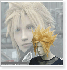 Final Fantasy VII 7 Cloud Strife Cosplay Wig