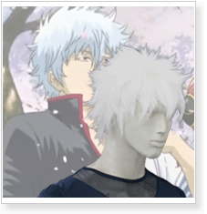 Gintama Gintoki Sakata Cosplay Wig