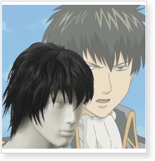 Gintama Shinsengumi Cosplay Wig