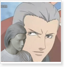 Naruto Hidan Cosplay Wig