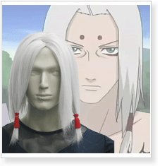 Naruto Kimimaro Kaguya Cosplay Wig