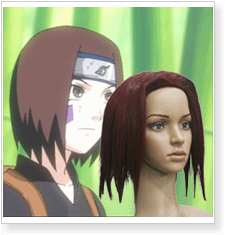 Naruto Shippuden Rin Cosplay Wig