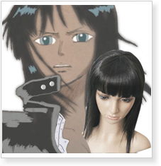 One Piece Nico Robin Cosplay Wig