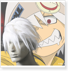 Soul Eater Evans Cosplay Wig