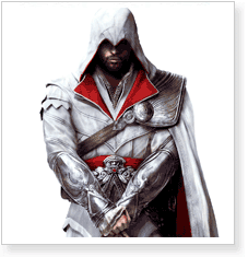 Assassin Mentor Ezio Auditore da Firenze Cosplay Costumes, Assassin Robes  Outfits for Men's and Women's Children's, Assassin's Creed: Revelations