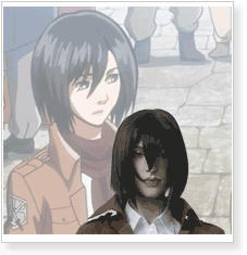 Attack On Titan Mikasa Ackerman Cosplay Wig