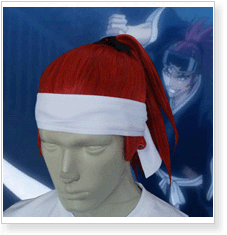 Bleach Abarai Renji Cosplay Wig
