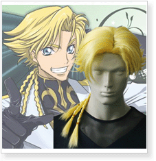 Code Geass Gino Weinberg Cosplay Wig
