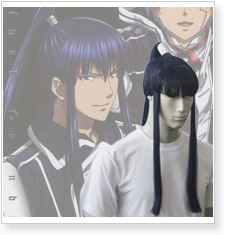 D.Gray-Man Yu Kanda Cosplay Wig