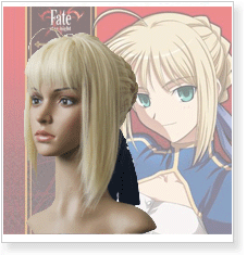 Fate/Stay Night Saber Cosplay Wig