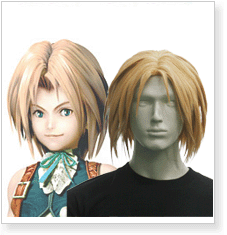 Final Fantasy IX 9 Zidane Tribal Cosplay Wig