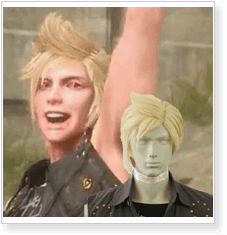 Final Fantasy Prompto Argentum Cosplay Wig