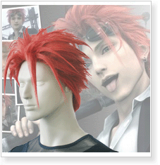 Final Fantasy VII 7 Reno Cosplay Wig
