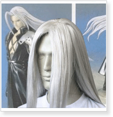 Final Fantasy VII 7 Sephiroth Cosplay Wig