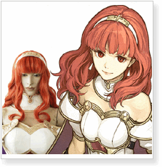 Fire Emblem Echoes: Shadows of Valentia Celica Cosplay Wig
