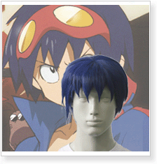 Gurren Lagann Simon Cosplay Wig
