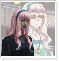 Macross Frontier Sheryl Nome Cosplay Wig
