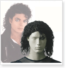 Michael Jackson Cosplay Wig
