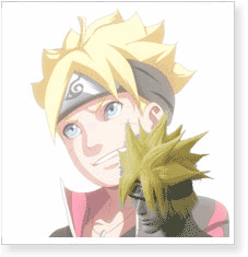 Naruto Boruto Uzumaki Cosplay Wig