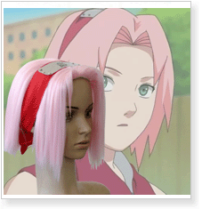 Naruto Shippuden Sakura Haruno Cosplay Wig