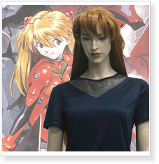 Neon Genesis Evangelion Asuka Cosplay Wig