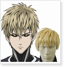 One-Punch Man Genos Cosplay Wig