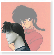 Ranma 1/2 Boy Part Saotome Cosplay Wig