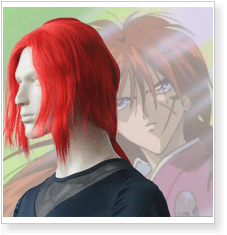 Rurouni Kenshin Himura Cosplay Wig