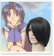 Rurouni Kenshin Makimachi Misao Cosplay Wig
