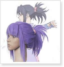 Tales of Symphonia Sheena Fujibayashi Cosplay Wig