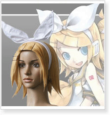 Vocaloid Kagamine Rin Cosplay Wig