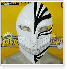 Bleach Ichigo Mask Black and White