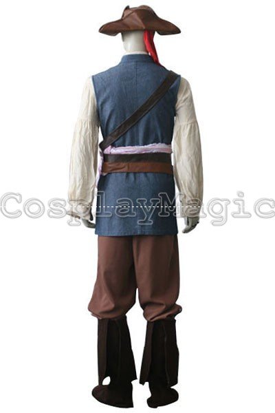 Pirates of the Caribbean Captain Jack Sparrow Cosplay - Image 3