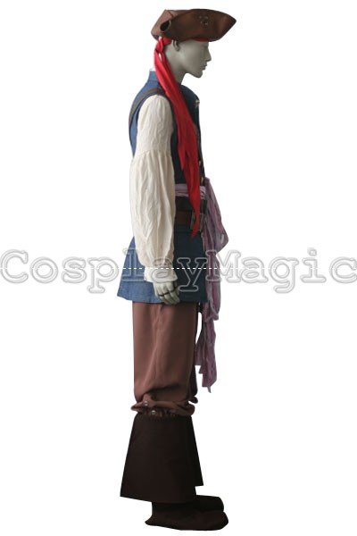 Pirates of the Caribbean Captain Jack Sparrow Cosplay - Image 5