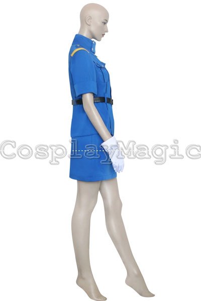 Hellsing Seras Victoria Blue Cosplay - Image 4
