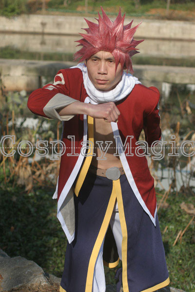Fairy Tail Dragon Slayers Natsu Dragneel Celestial Spirit Cosplay Costume