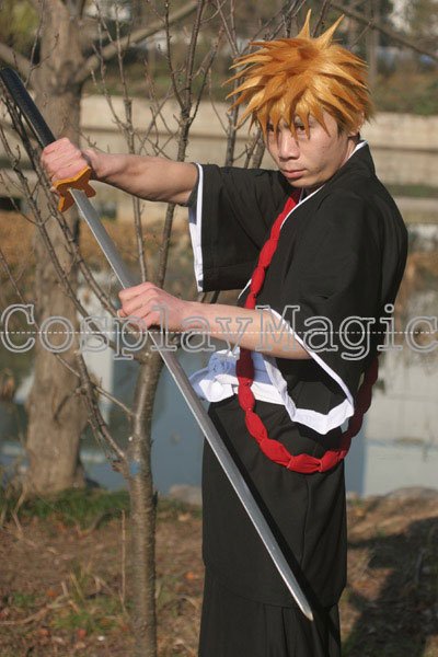 Bleach Ichigo Kurosaki Soul Reaper Cosplay - Image 4