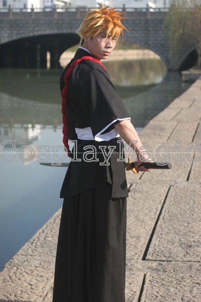Bleach Ichigo Kurosaki Soul Reaper Cosplay - Image 3