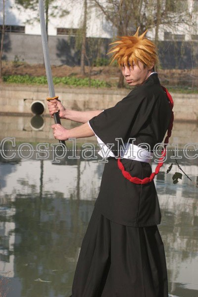 Bleach Ichigo Kurosaki Soul Reaper Cosplay - Image 2