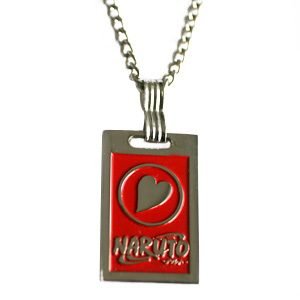Naruto Heart Red Necklace