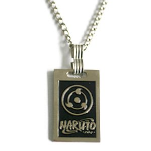 Naruto The Sharingan Copy Wheel Eye Black Necklace