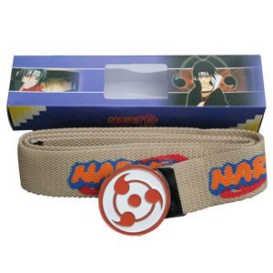 Naruto The Sharingan Copy Wheel Eye Belt Beige
