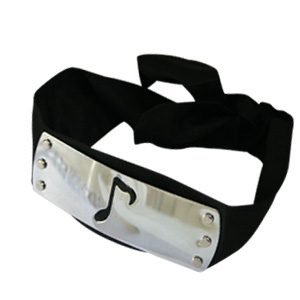 Naruto Ninja Sound Village HeadBand Cosplay Black