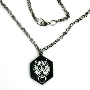 Final Fantasy VII 7 Cloud Strife Wolf Necklace