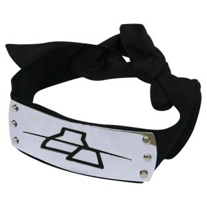 Naruto Deidara Ninja Hidden Rock Stone Village HeadBand Black