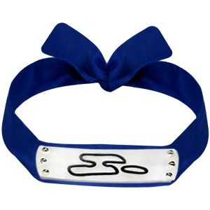 Naruto Ninja Hidden Cloud Village HeadBand Blue