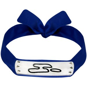 Naruto Ninja Hidden Cloud Village HeadBand Blue