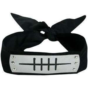 Naruto Ninja Rain Hidden Village HeadBand Black