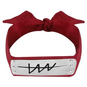 Naruto Ninja Grass Hidden Village HeadBand Red