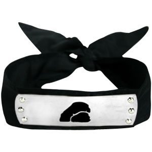 Naruto Ninja Rock Village HeadBand Black